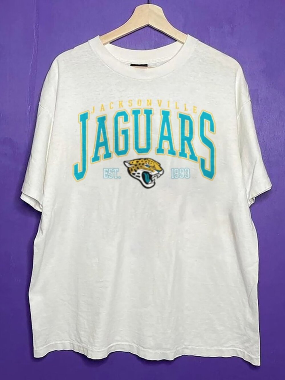 Vintage Jacksonville Jaguars Unisex Shirt, Retro NFL Jaguars Football Shirt Tee
